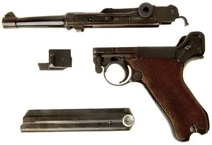 Gun Luger P08 «Parabellum» - kézifegyverek a második világháború
