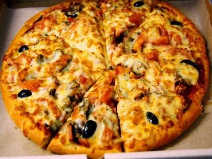 Pizza gombával paradicsom recept lépéseket (paradicsom) Pizza gombával paradicsom recept lépésről lépésre