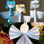 Crafts ki a színes papír és alkalmazási sablonok