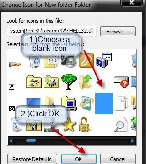 Részletek, hogyan lehet létrehozni egy láthatatlan mappát windows 7 (láthatatlan a Windows mappa) Részletek, hogyan lehet létrehozni egy láthatatlan mappát a Windows 7