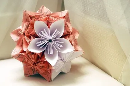 Crafts kifogyott a papír origami gyermekek saját kezűleg egy videó áramkör