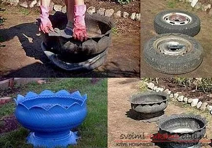Ezekből készült gumiabroncsok, cikkek Tire a kezüket, hogyan lehet egy hattyú ki egy régi gumiabroncs lendül