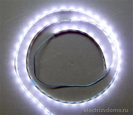 Csatlakoztatása LED csík a kezével (csatlakozás LED csíkok) Csatlakoztatása LED csík a kezével