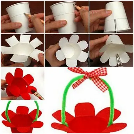 Papírból készült cikkek szakaszosan (lépésenként Crafts papír) Papírból készült cikkek szakaszos