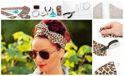 Hairbands haj - hogyan kell viselni őket (frizura velük), hogy hogyan lehet a saját kezét