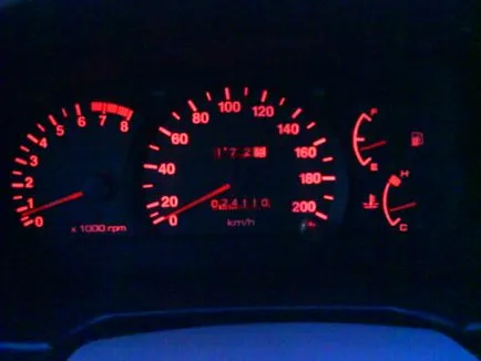 Egy egyszerű módszer a változó megvilágítás a műszerfal - Hyundai Accent csapat