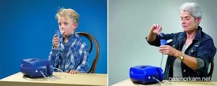 Solutions és a porlasztók inhalátorok gyógyszereket köhögés