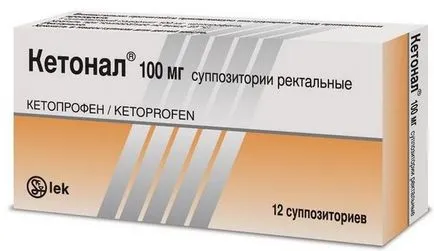 A végbélkúpokat ketonal