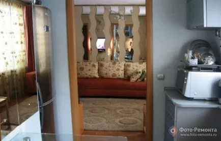 Felújított konyha a lakás az ő keze (lakás) Felújított konyha a lakásban kezével