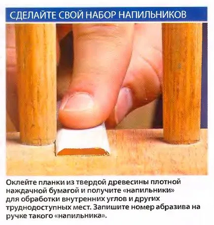 kézi csiszolás