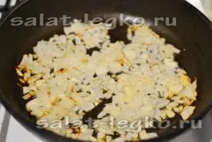 Saláta gombával és csirke és ananász recept fotó ízletes