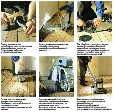 Floor csiszolás fa kezük, valamint, hogy mit lehet őrölni, a technológia (emelet) Floor csiszolás fa kezük, valamint, hogy mit lehet őrölni, a technológia