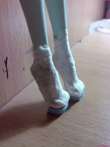 Cipő szörny nagy babák papírmasé, monster high klub