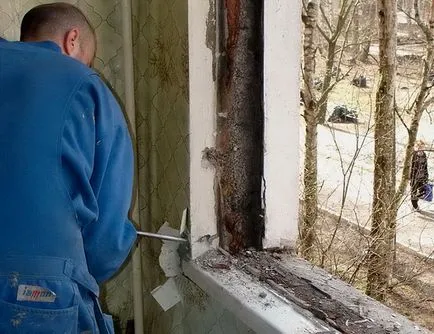 Szerelése műanyag ablakok, épület portál (telepítés) Szerelése műanyag ablakok, épület portál