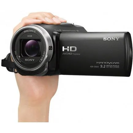 Handycam® cx625 videokamera mátrix Exmor CMOS R® HDR-cx625 (reklám), a fotó Handycam® cx625 videokamera mátrix Exmor CMOS R® HDR-cx625 (reklám), a fotó