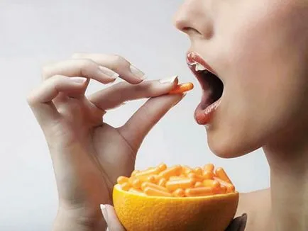 C-vitamin ampulla az arc és a haj szépségét bőr