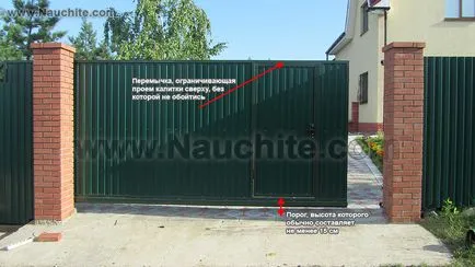 Kapu egy átjáró kapuhoz vagy külön (gate fotó) Kapu egy átjáró kapuhoz, vagy külön-külön