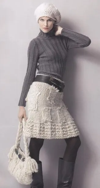 Kötött szoknya őszi-téli 2013-2104, stylist blogja
