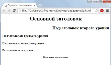 jelölőnyelv html, az elrendezést