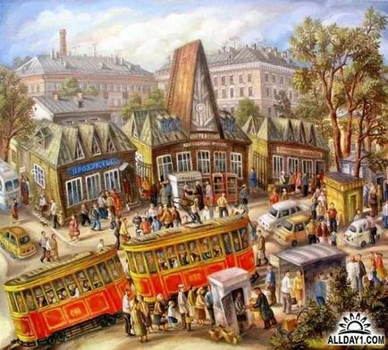300-os villamos, neotrazimchikov városkép - allday - minden a legjobb a világon a grafika és design!