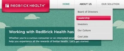 50 Példák a legördülő menük web design
