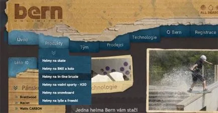 50 Példák a legördülő menük web design