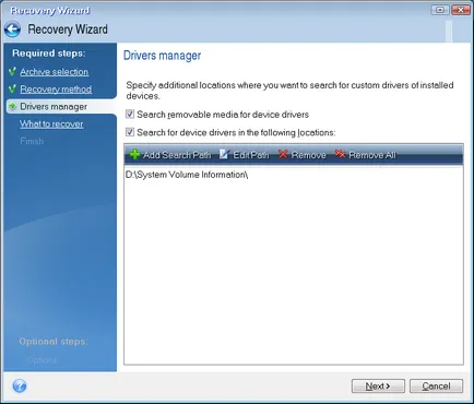Acronis True Image Home 2011 plus csomag helyreállítási funkciót eltérő