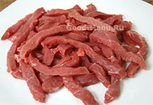 Marha Stroganoff (bifstrogany) marhahús - egy recept lépésről lépésre fotók