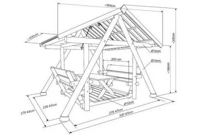Pavilonok kezüket nyitott és zárt rajzok, méretek, programok, projektek és tervek Lugas (saját) Pavilonok kezüket nyitott és zárt rajzok, méretek, programok, projektek és tervek pavilonok
