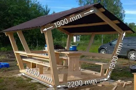 Kerti bútor, így a kezét egy fotó, rajz, Épület