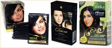 Henna haj, típusai és árnyalatai
