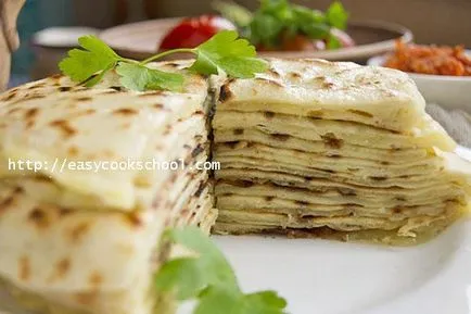 Hychiny sajttal és burgonyával lépésről lépésre recept fotókkal, egyszerű receptek (hychiny) Hychiny sajttal és burgonyával lépésről lépésre recept fotókkal, egyszerű receptek