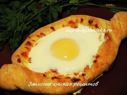 KHACHAPURI egy lépésről lépésre recept fotók sajt (KHACHAPURI) KHACHAPURI sajt-lépésre recept fotók