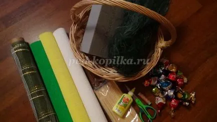 Tulipánok édességek kezével