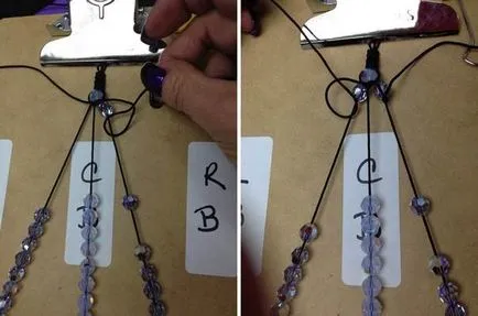 Karkötő Shamballa mester osztály szövés kettős és hármas kiegészítő