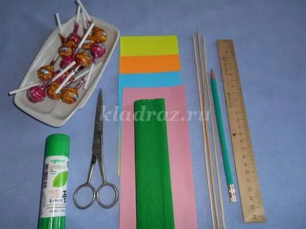 Csokor édességek Chupa - Chups saját kezűleg