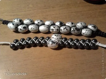 Karkötő Shamballa mester osztály kettős és hármas sző karkötőt (szövés) Karkötő Shamballa mester osztály kettős és hármas szövik karkötő