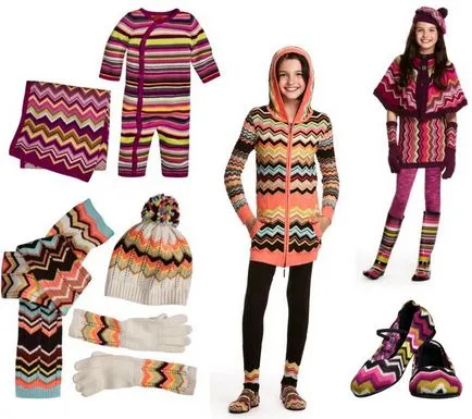 Brand Missoni - cakk minták, képek és történelem (forma) Brand Missoni - cakk minták, képek és történelem