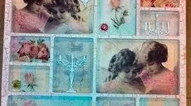 Teaházban decoupage technikával részletezett mesterkurzust