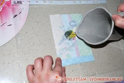Teaház „a technika decoupage, mesterkurzus saját kezűleg