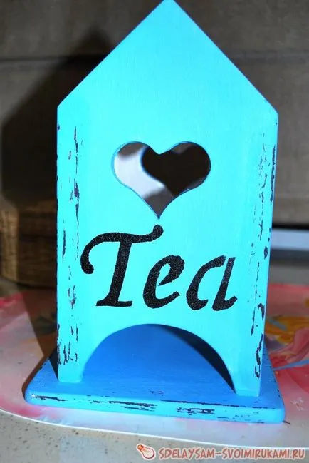Teaház „a technika decoupage, mesterkurzus saját kezűleg