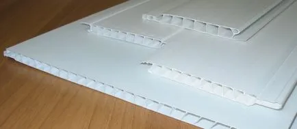 A vágott műanyag panelek (videó mód)