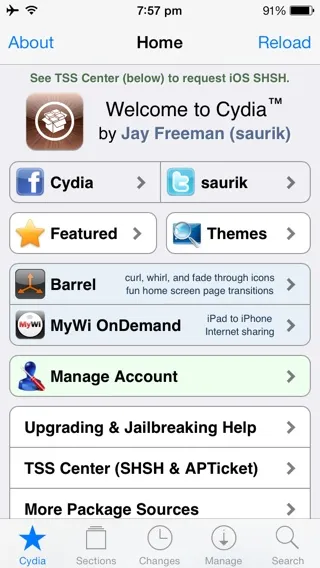 Mi ez, és hogyan kell telepíteni Cydia iPhone vagy iPad és letöltési linket (cydia ihpone) Mi ez, és hogyan kell telepíteni Cydia iPhone vagy iPad és letöltési linket
