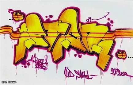 Mi egy vázlat vagy rajz graffiti toll (folytatás)