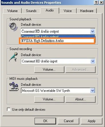 Conexant HD Audio - milyen programok, számítógépes emberek