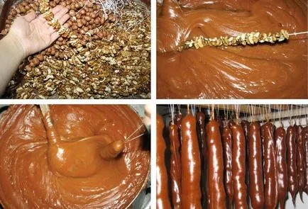 Churchkhela - előnyök és kárt a szervezetben, előkészítése opciók (churchkhela) Churchkhela - előnyök és kárt a szervezetben, előkészítése lehetőségek