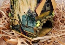 Decoupage teaház fotók és ötletek saját kezűleg, a master-class lépésről lépésre, képeket és videókat, törlőkendők