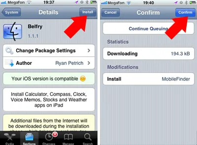 Cydia iPhone, az Apple iPhone programok