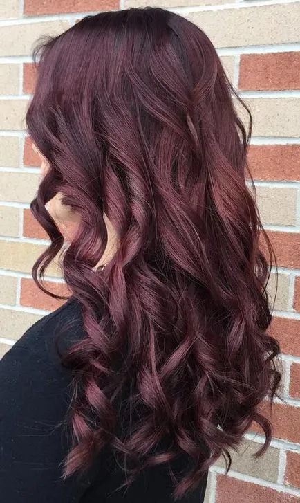 Hair Color mahagóni - hogyan kell festeni és színező ötletek 20 (piros) Hair Color mahagóni - hogyan kell festeni, és színezés 20 ötletek