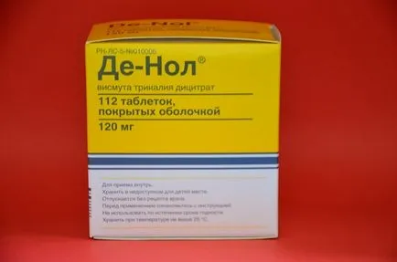 De-Nol gyomorhurut, hogyan kell inni, és hogyan kell fogadni, kezelése